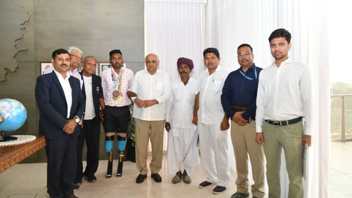 Gujarat Paralympic athlete Gagdas Parmar, the blunt times