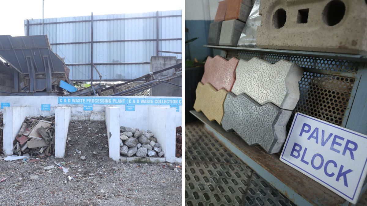 Surat construction waste recycling, the blunt times