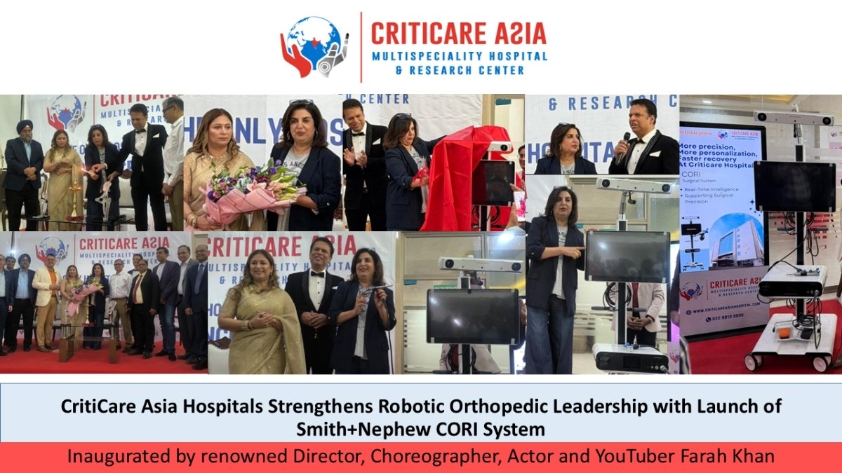 CritiCare Asia Hospitals adds third robotic platform, expands precision joint replacement services-PNN