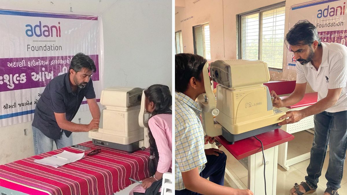 Adani Foundation Dahej eye camp, the blunt times