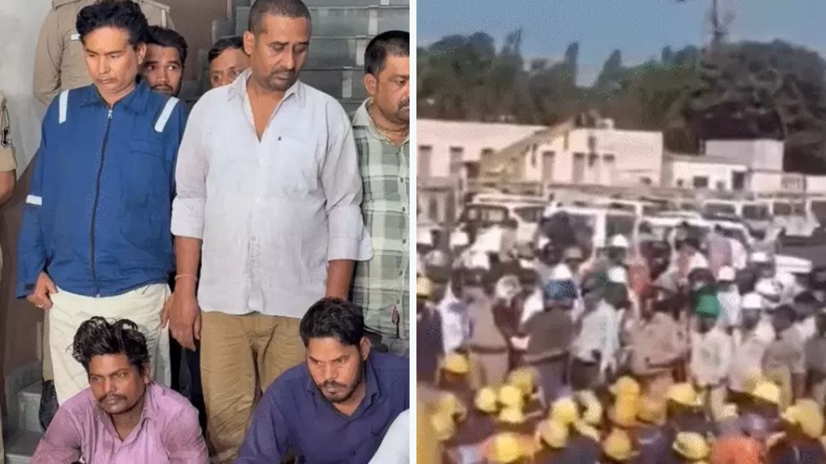 Hazira AM/NS India violence by L&T workers, the blunt times