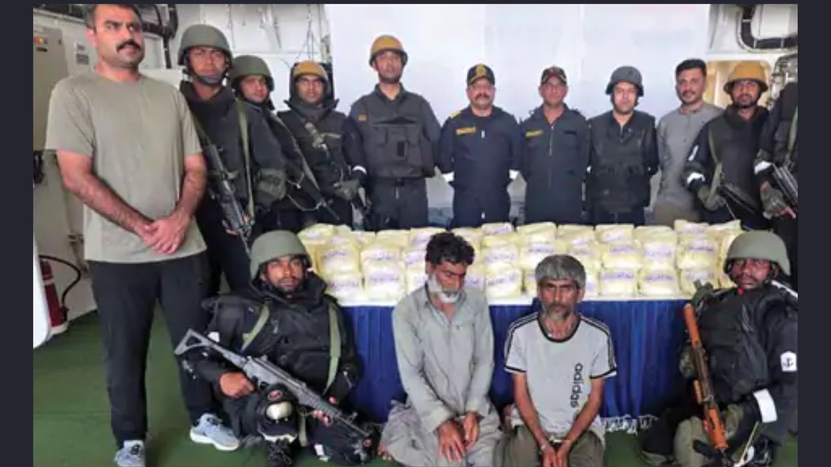 Gujarat ATS drug seizure Porbandar, the blunt times