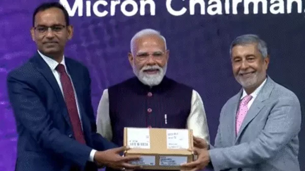 PM Modi Micron Sanand chip launch, the blunt times