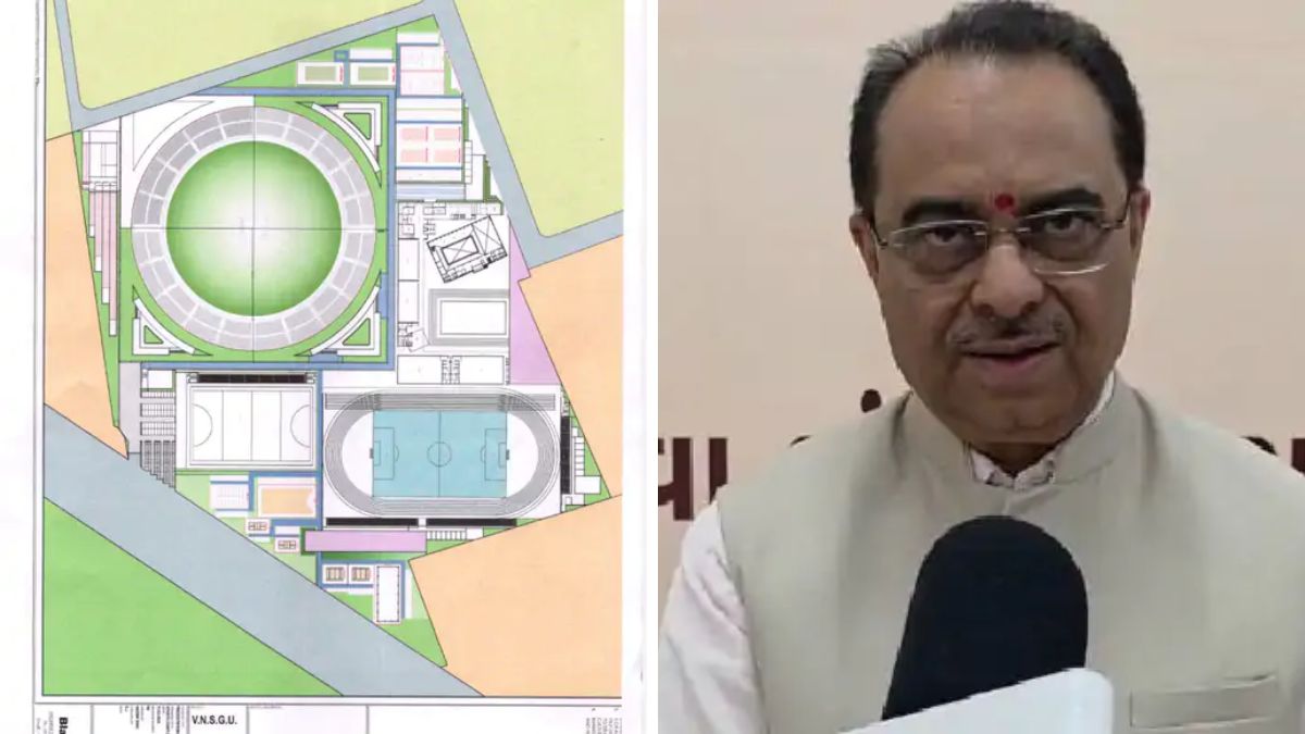 VNSGU Sports Complex ₹400 crore Surat, the blunt times