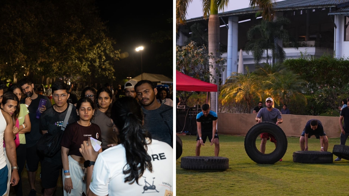Over 1,000 participate in Kavisha UFIT Flow Fest, India’s first spin rave event more than 100 people spin at one time-TBT