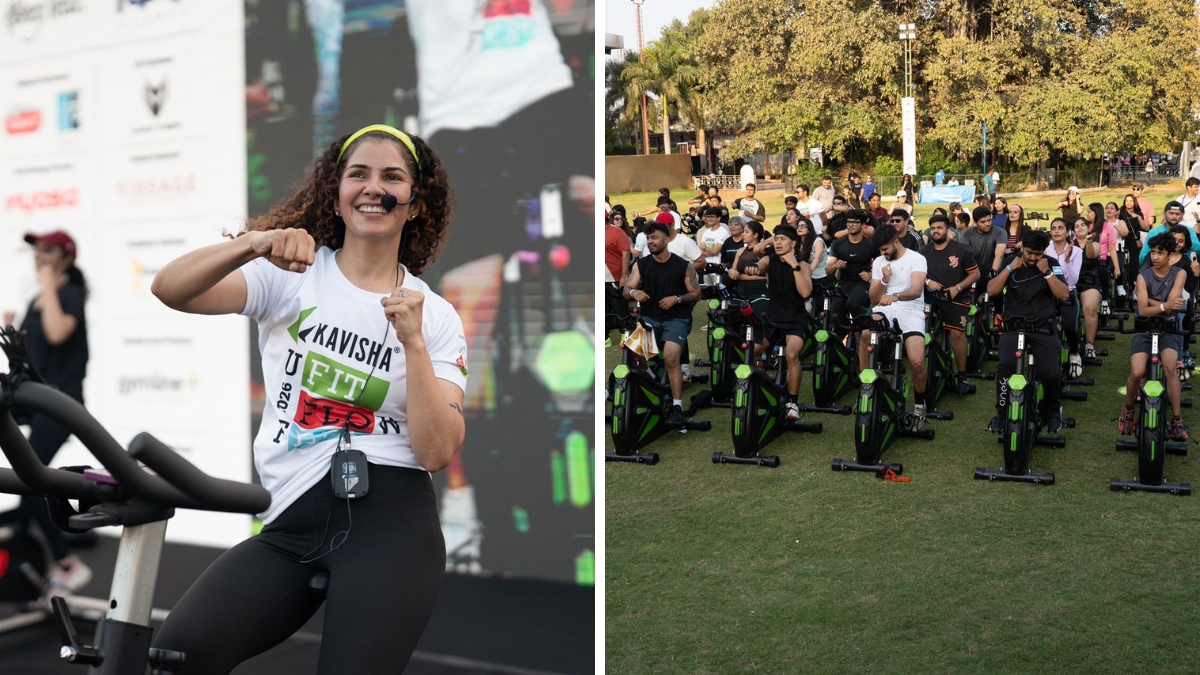 Over 1,000 participate in Kavisha UFIT Flow Fest, India’s first spin rave event more than 100 people spin at one time-TBT