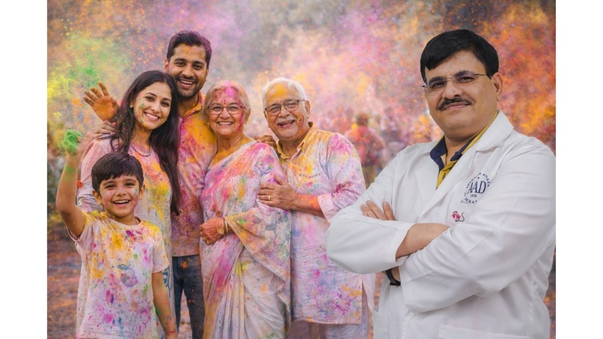 Holi and Your Skin: A Dermatologist’s Advice By Dr. Jagdish Sakhiya, MD Dermatologist-PNn