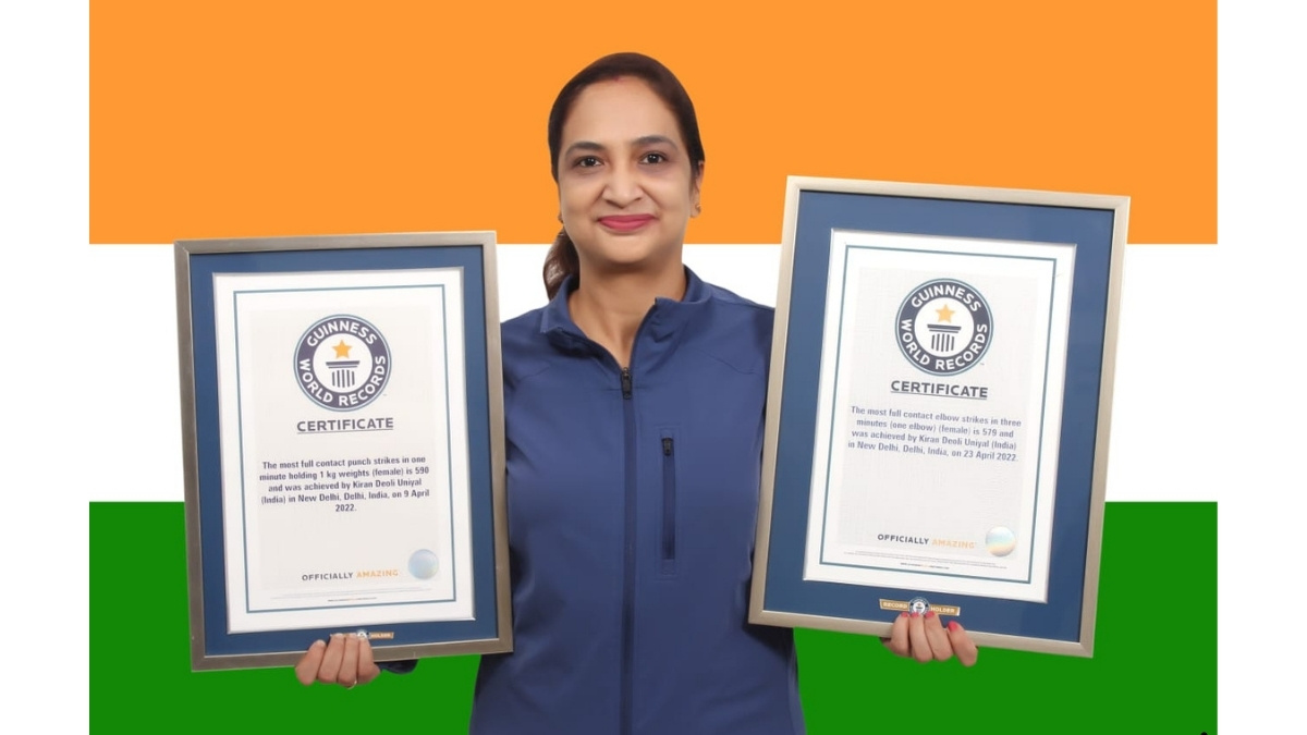 Kiran Deoli Uniyal: First Indian woman to hold most martial arts world records-PNN