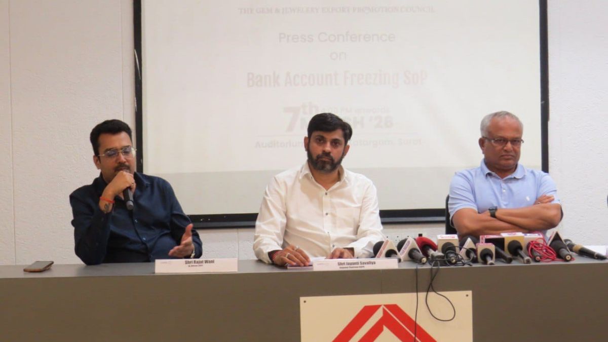 SOP on bank account freezing cyber fraud Surat diamond industry, the blunt times