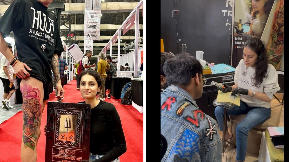 Bhakti Thakkar colour tattoo artist India, the blunt times