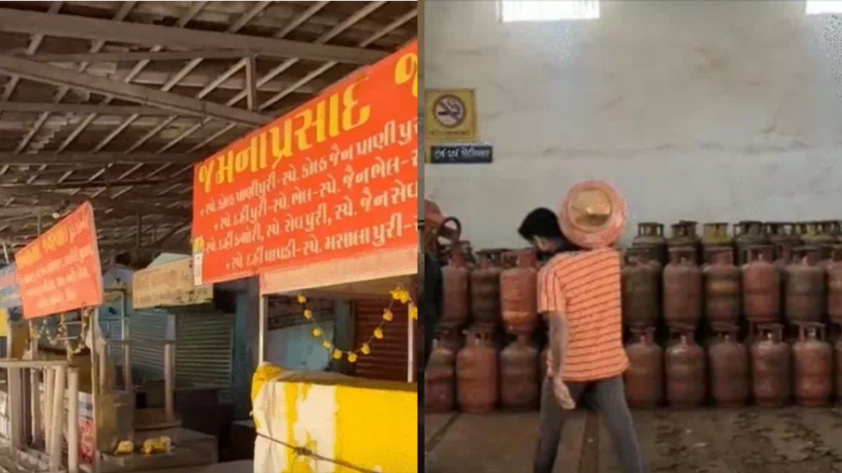 Gujarat LPG cylinder shortage restaurants, the blunt times