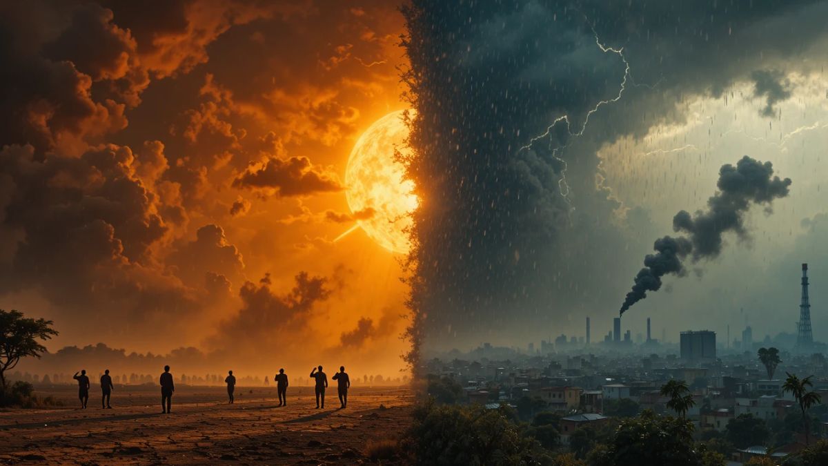 India extreme weather changes, the blunt times