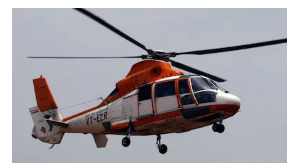 ONGC helicopter emergency landing Surat airport, the blunt times