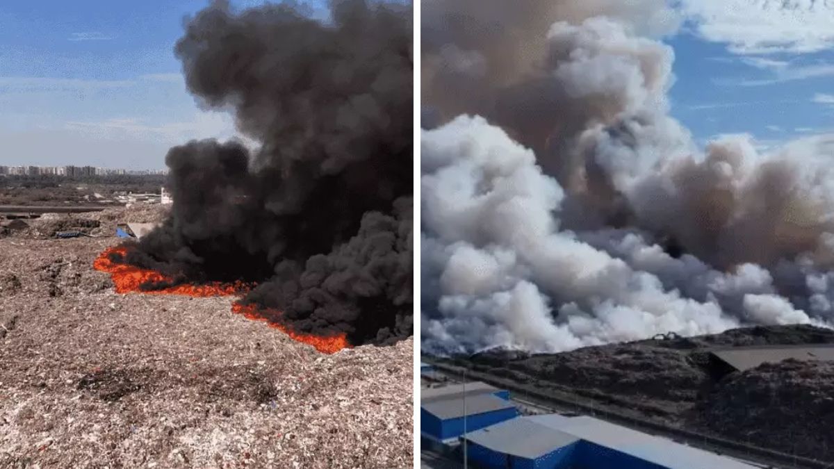 Surat Khajod dumping site fire, the blunt times