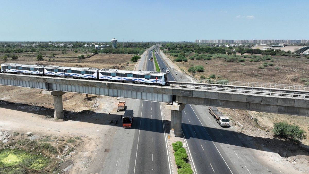 Surat Metro trial run before elections, the blunt times