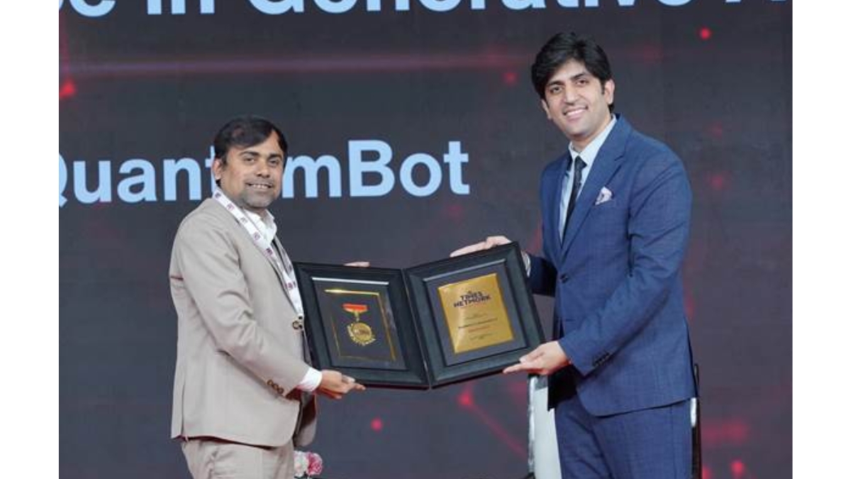 Sanjay Gondaliya Wins Excellence in Generative AI: QuantumBot Is Not Just Competing, It’s Leading-TBT
