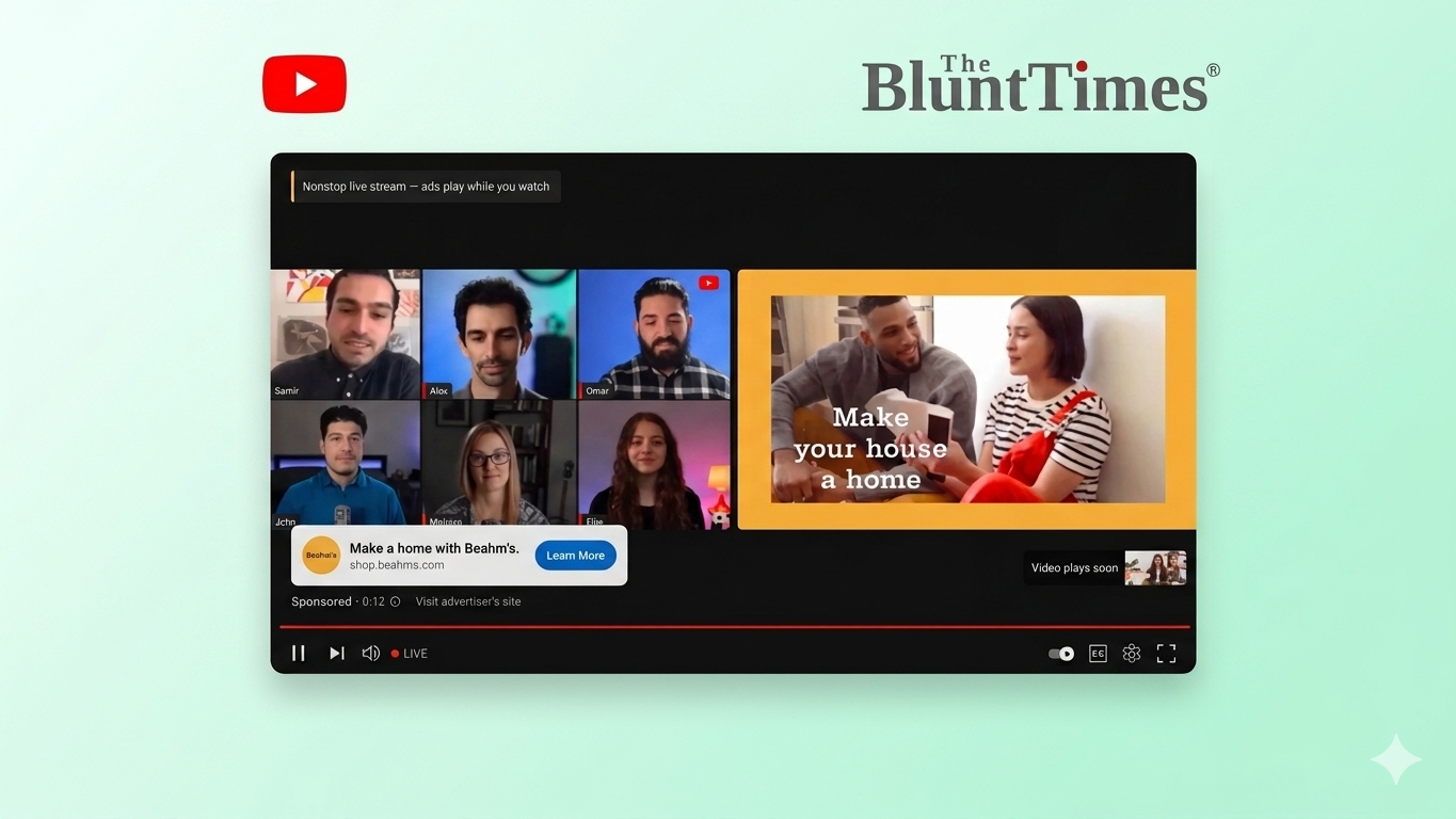 YouTube brings side-by-side ads to mobile livestreams