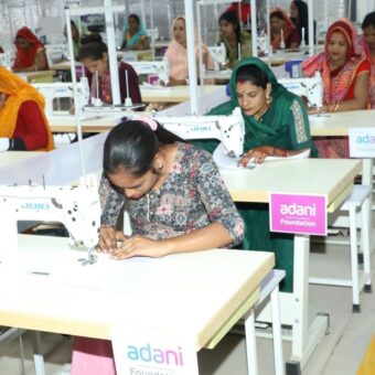 Swabhimaan Adani Vikas Kendra Badarwas women empowerment, the blunt times