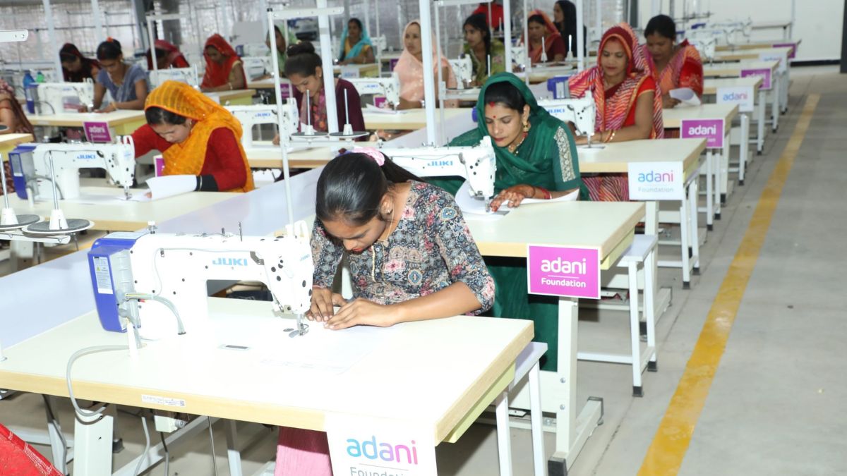 Swabhimaan Adani Vikas Kendra Badarwas women empowerment, the blunt times