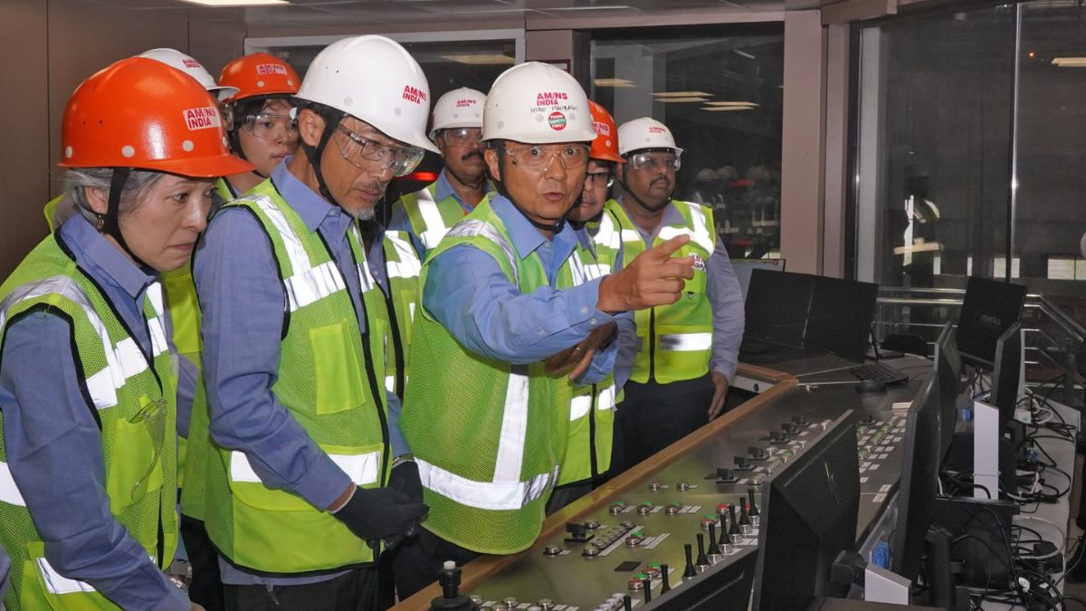 AMNS India automotive steel line Hazira, the blunt times