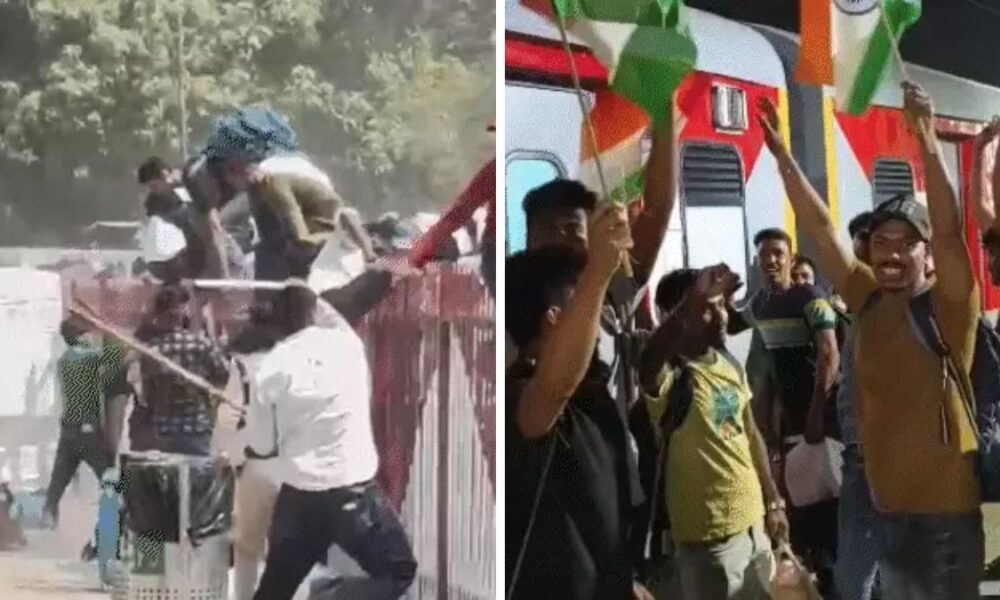 Surat Udhna railway station chaos BJP voters special train, the blunt times