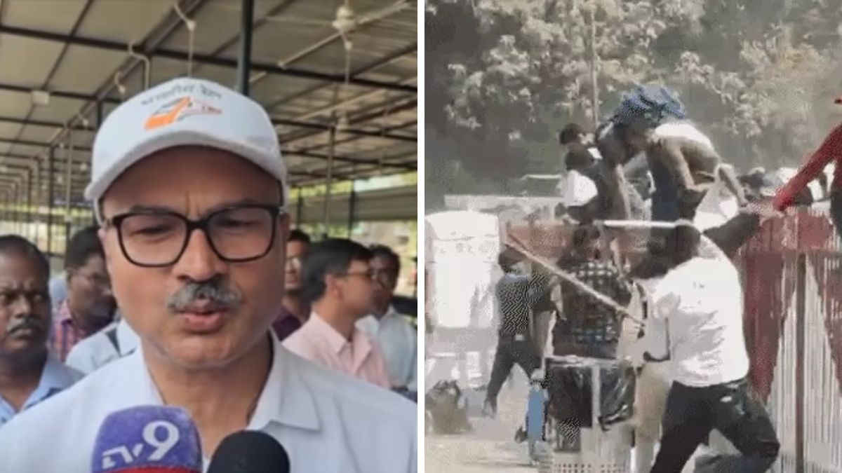 Surat railway station migrant rush, the blunt times