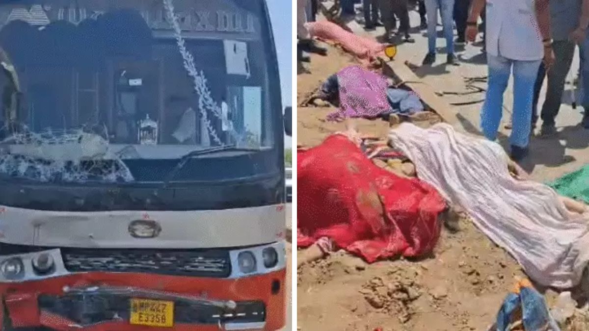 Sabarkantha bus car accident Gujarat, the blunt times