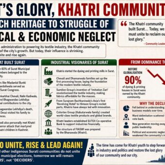 Khatri community Surat history and decline, the blunt times