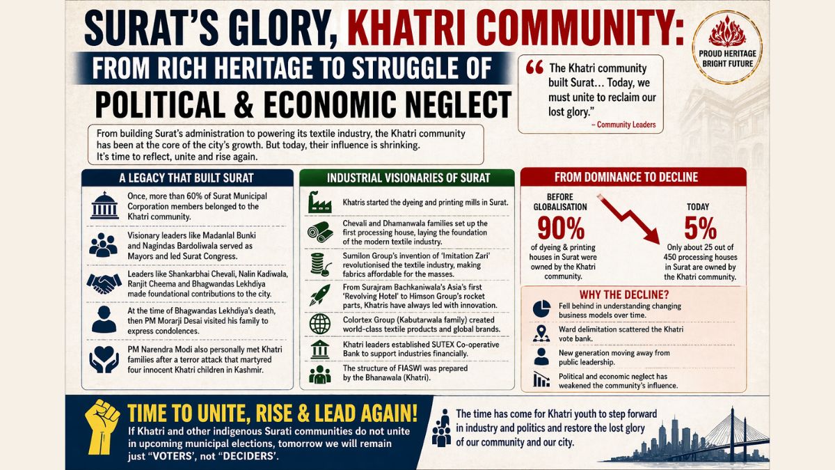 Khatri community Surat history and decline, the blunt times