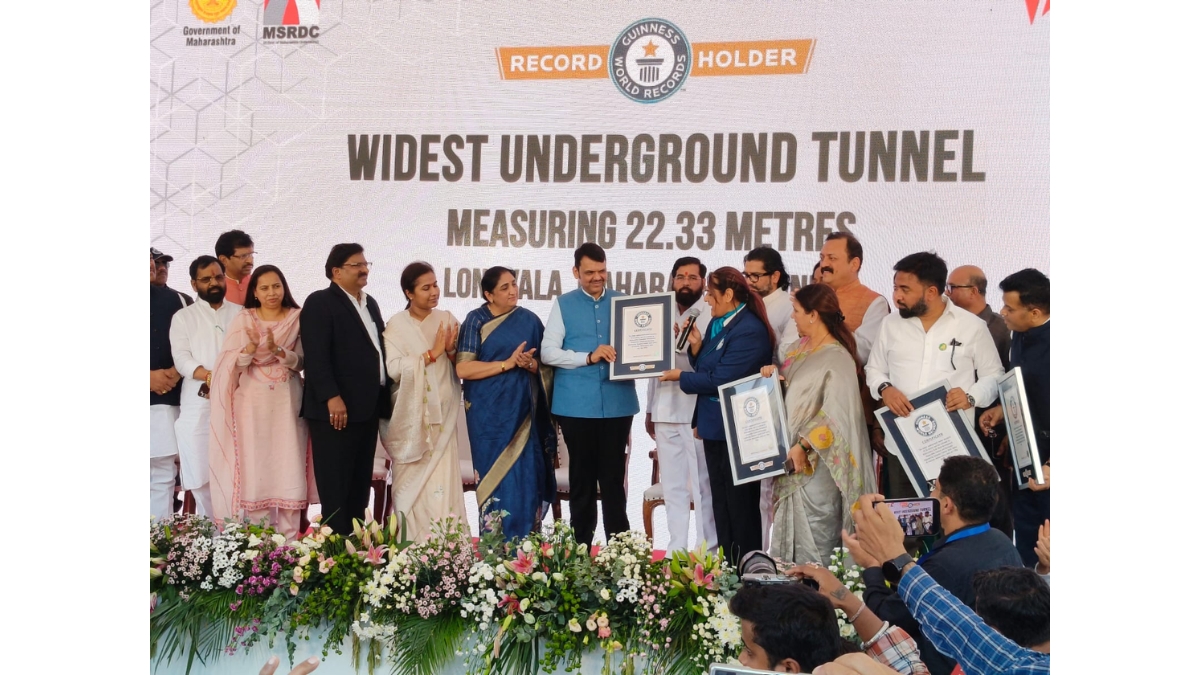 Guinness Glory: CM Devendra Fadnavis praises Navayuga for landmark Missing Link Project-TBT