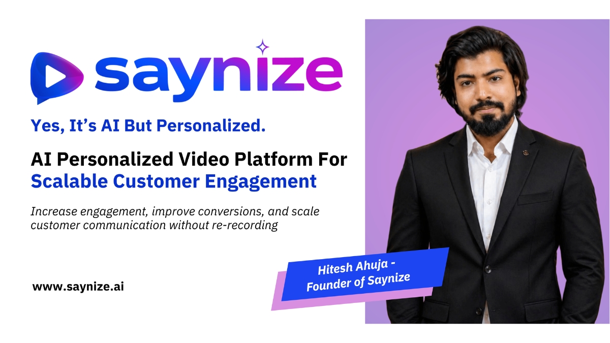 Algoocean Technologies Brings Enterprise- Grade AI Video Personalization to Market with the Launch of Saynize AI-TBT