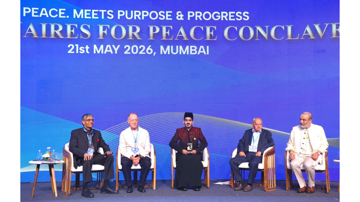 Syed Ali Dujana Gurdezi Honoured with “I Am Peacekeeper – Champion Justice and Peace Award” at Billionaires for Peace Conclave 2026-TBT