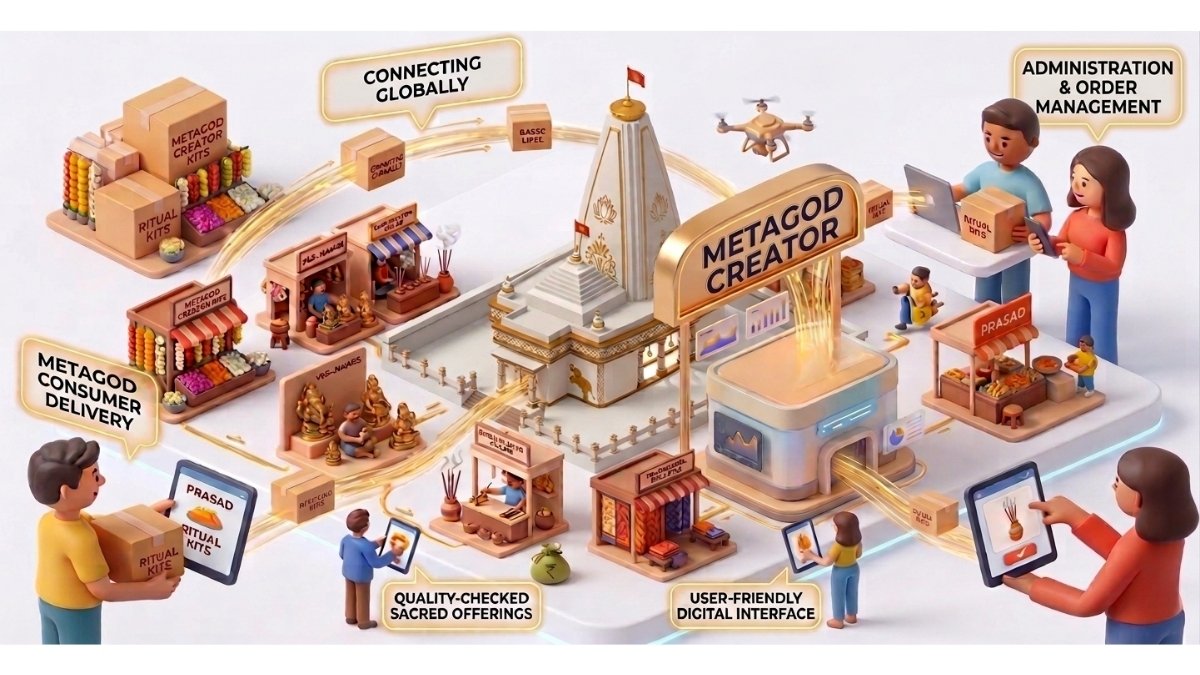 Metagod Creator Launches Spiritual Marketplace Amid India’s E-Commerce Surge -PNN