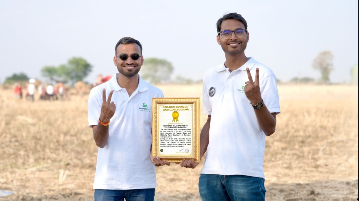 TractorGyan and Mahindra Farm Machinery set 2 records in Golden Book of World Records-TBT