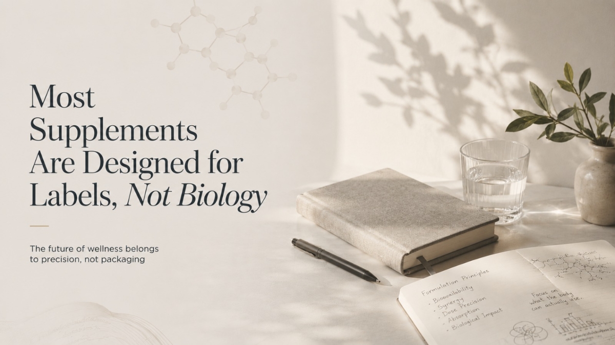 Most Supplements Are Designed for Labels, Not Biology-TBT