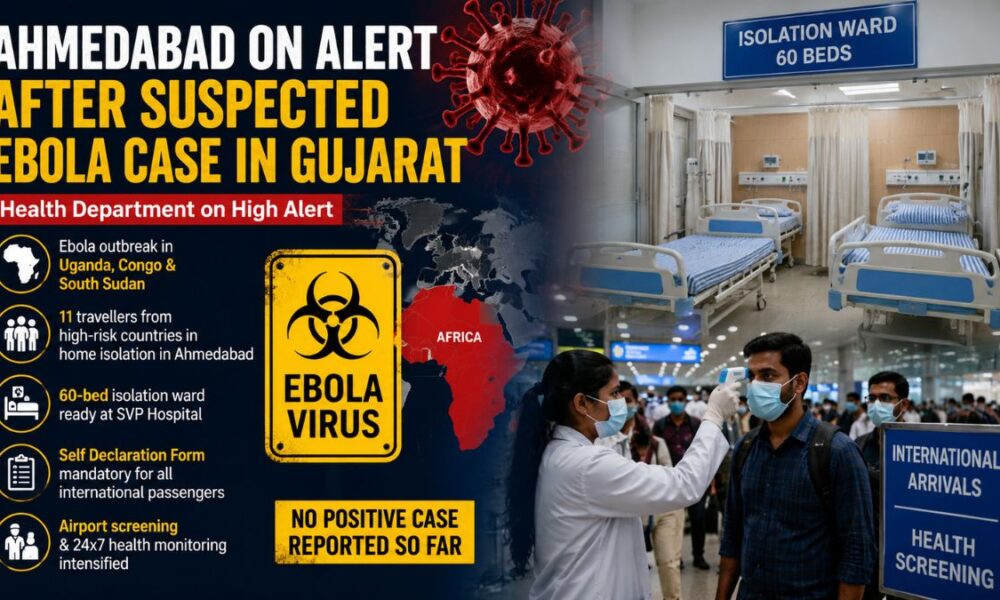 Ahmedabad Ebola suspected case Gujarat, the blunt times
