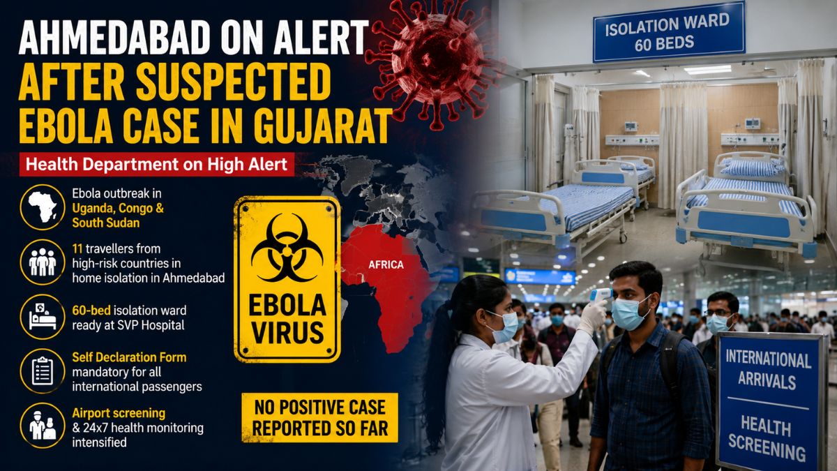 Ahmedabad Ebola suspected case Gujarat, the blunt times