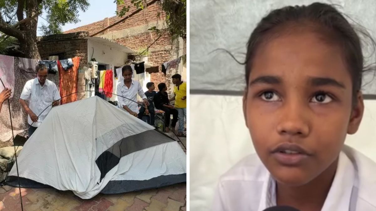 Ahmedabad student studies in tent 94 percent SSC result, the blunt times