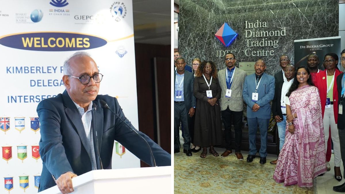 Kimberley Process Delegates Honoured at Bharat Diamond Bourse Kimberley Process delegates Bharat Diamond Bourse, the blunt times