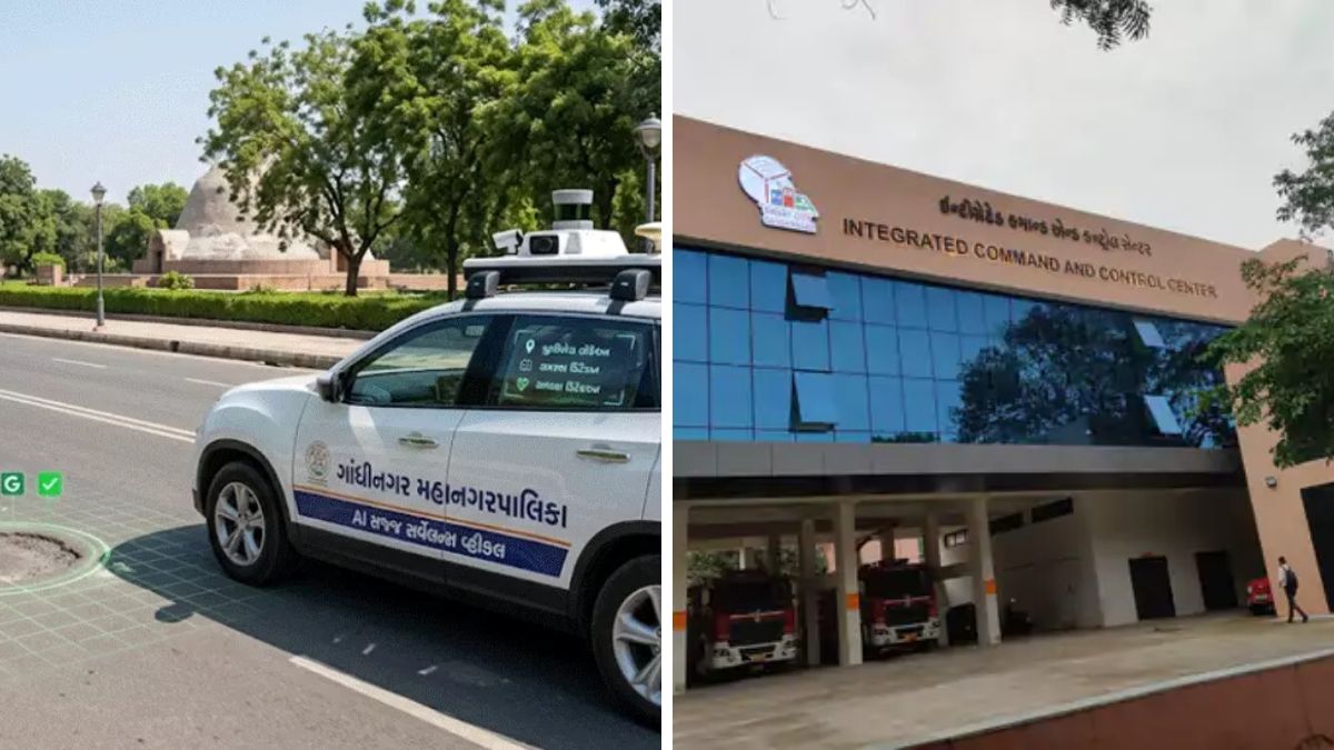 Gandhinagar AI smart city surveillance vehicle, the blunt times