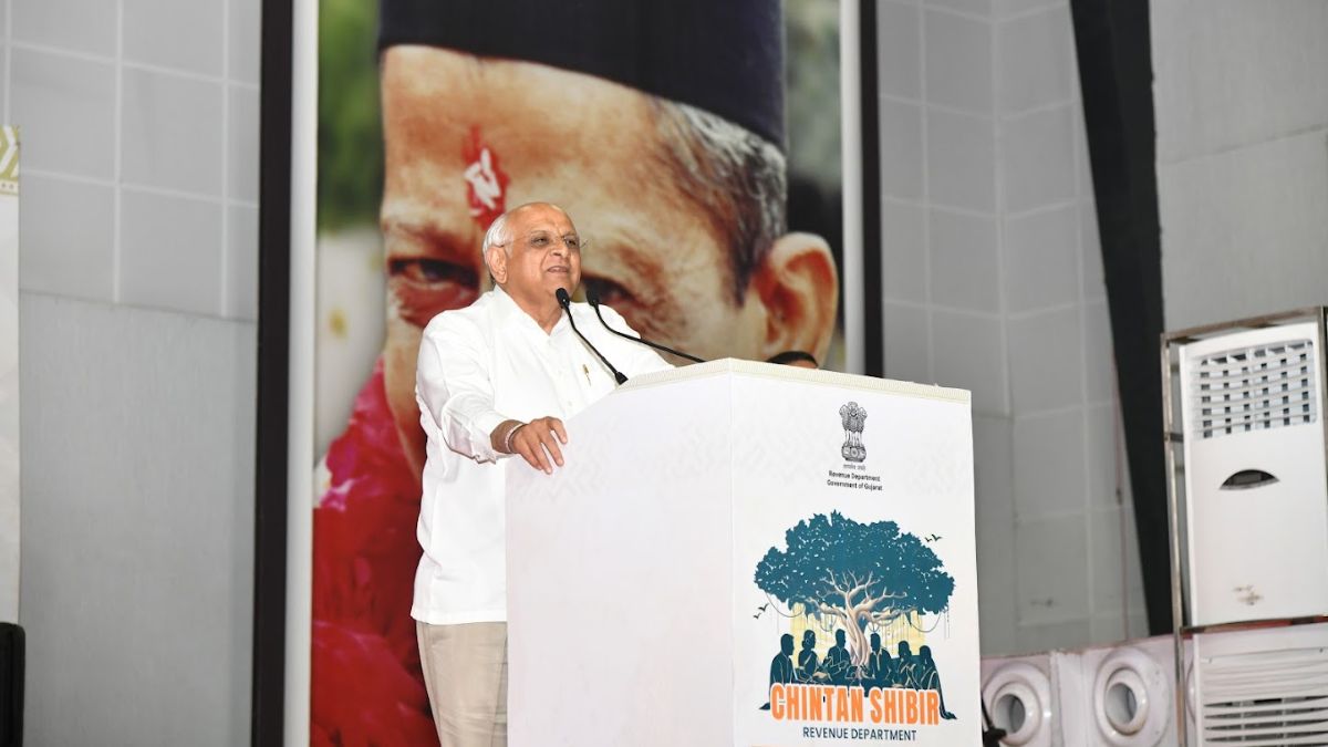 Bhupendra Patel revenue department chintan shibir, the blunt times