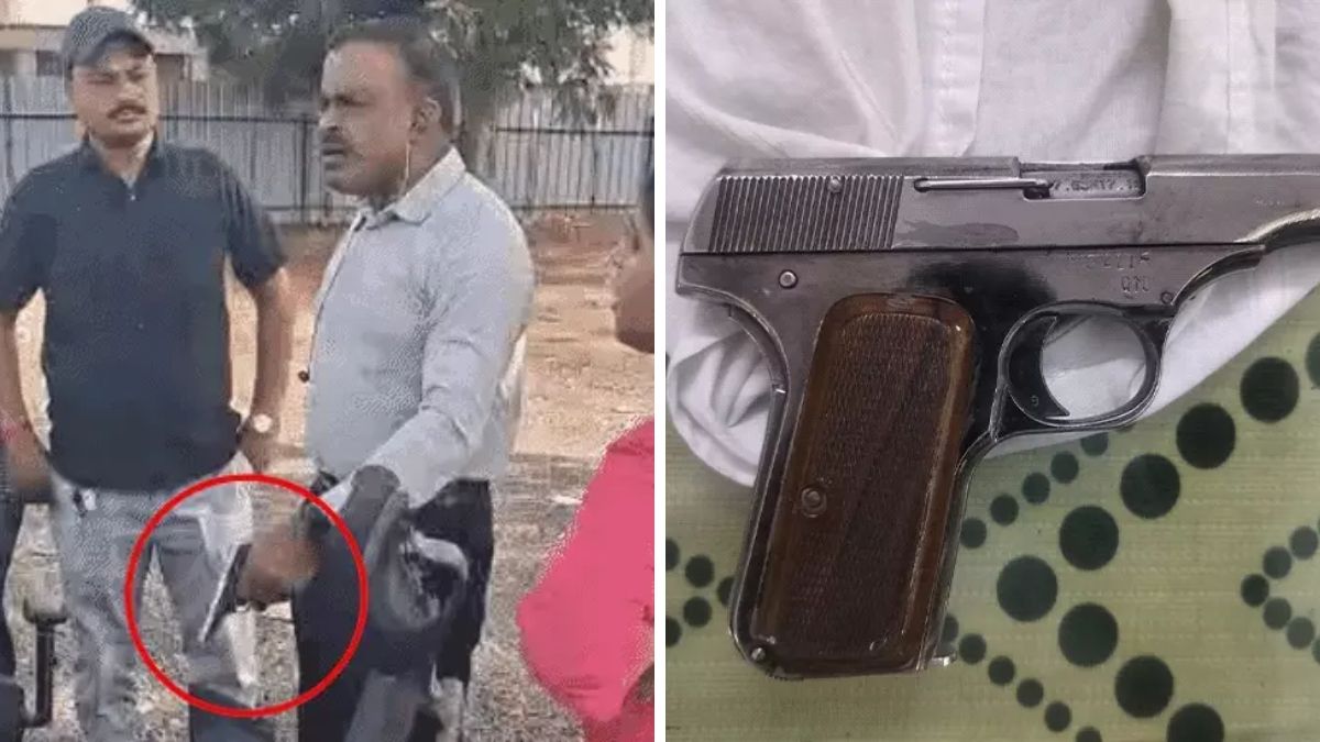 Retired Gujarat DySP Fires 5 Rounds in Ahmedabad Land Row, Creates Ruckus at Police Station Retired DySP firing case Ahmedabad Gujarat, the blunt times