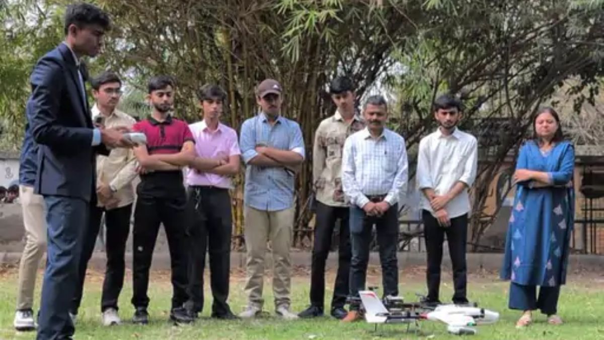 Ahmedabad Students Build Low-Cost Indigenous Drone That Could Transform Defence Surveillance Indigenous drone Ahmedabad, the blunt times