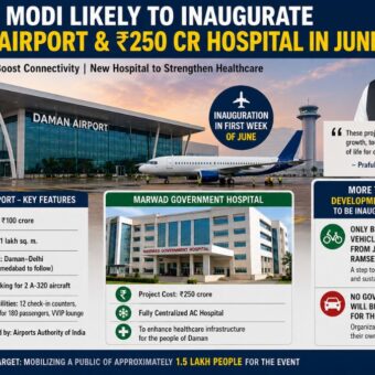 Daman airport inauguration June 2026, the blunt times