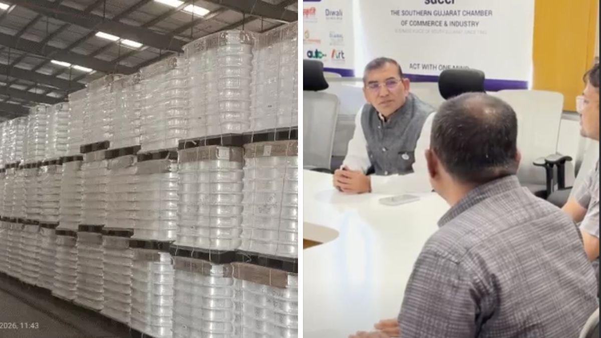 Surat yarn containers stuck port crisis, the blunt times
