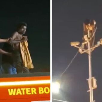 Surat CCTV pole incident, the blunt times