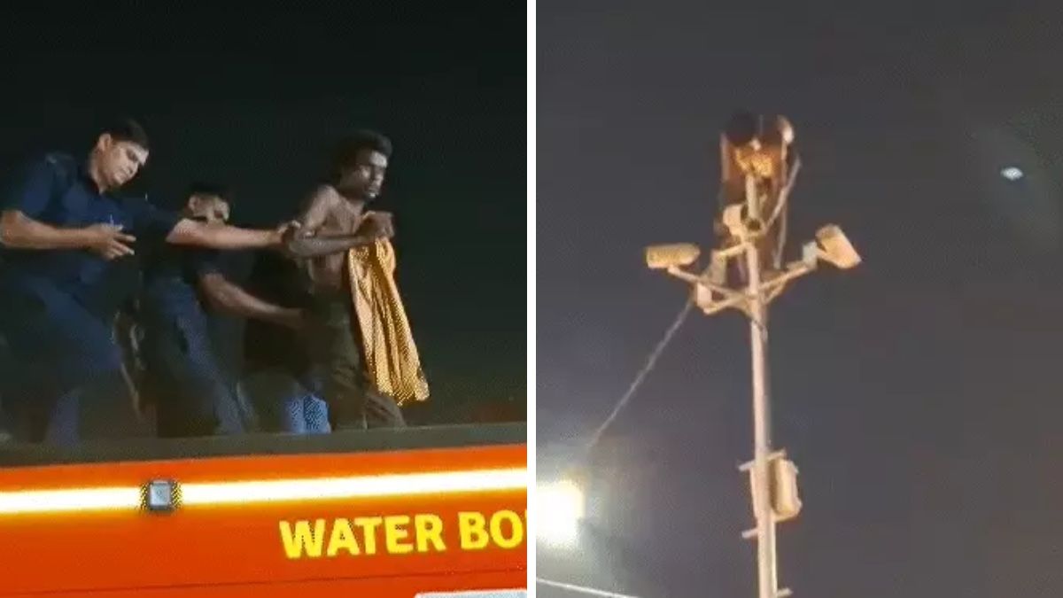 Surat CCTV pole incident, the blunt times