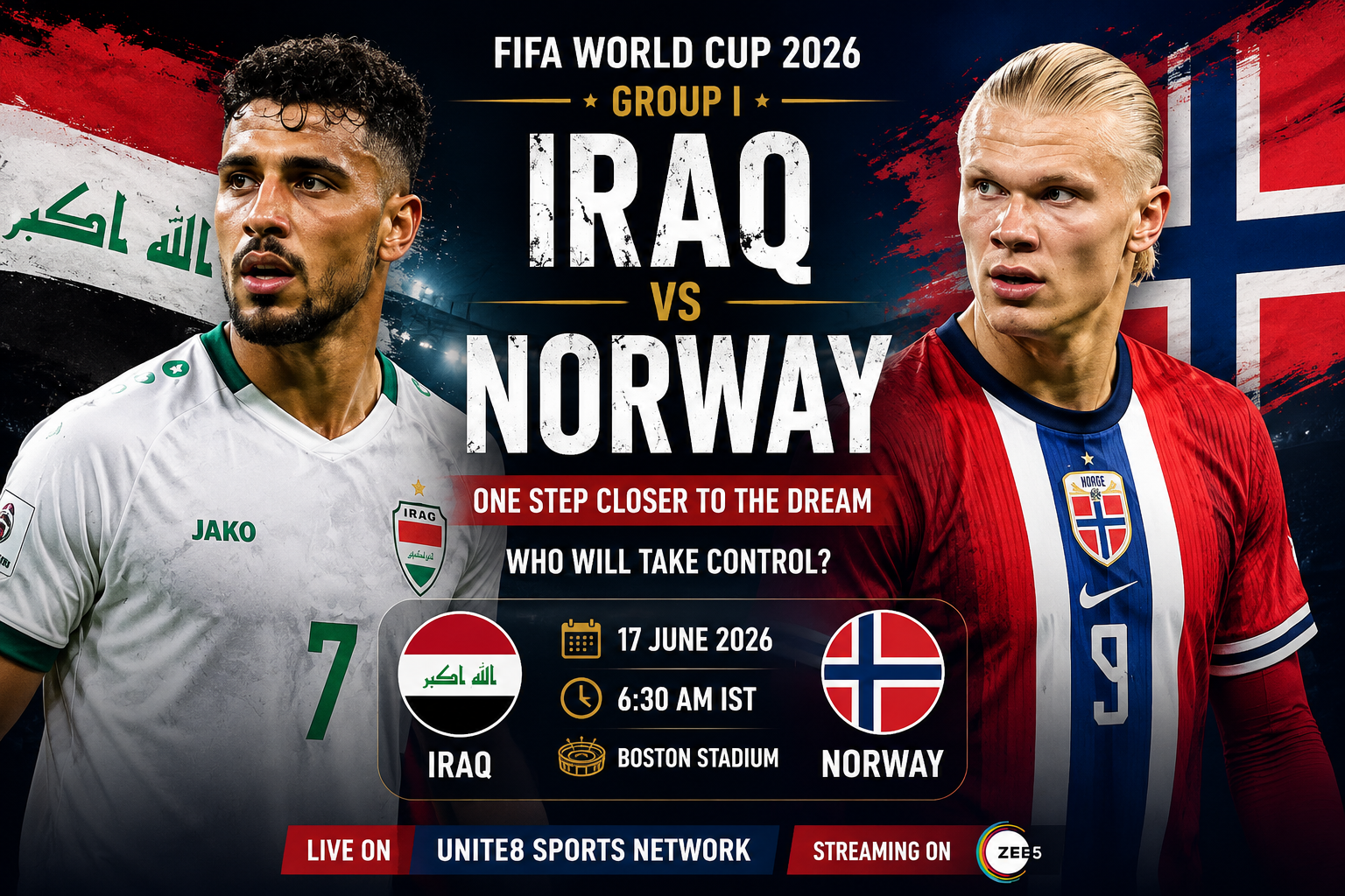 FIFA World Cup 2026: Erling Haaland Set for World Cup Debut as Norway Face Iraq
