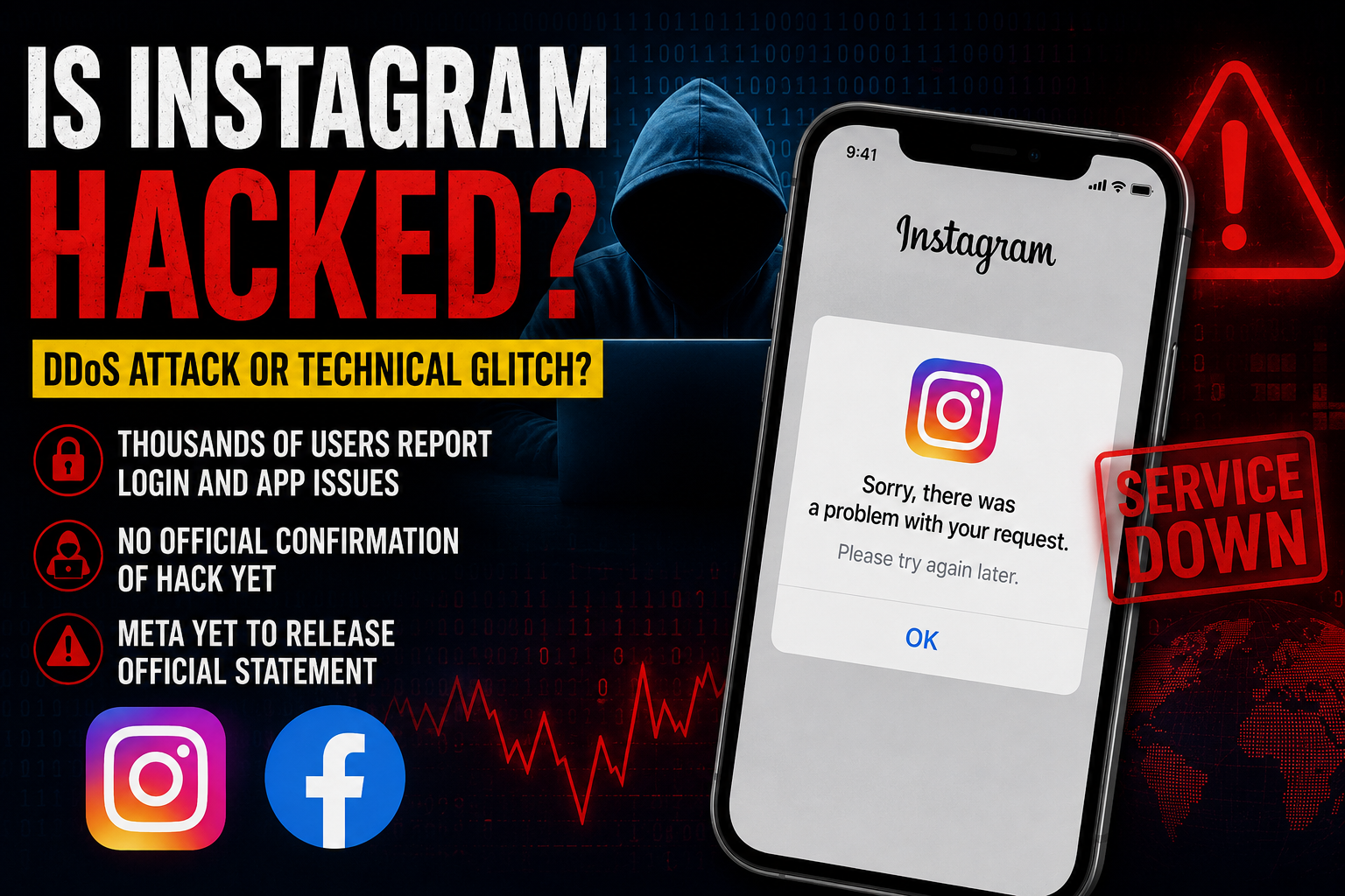 Is Instagram Hacked Today? Users Suspect DDoS Attack Amid Global Outage