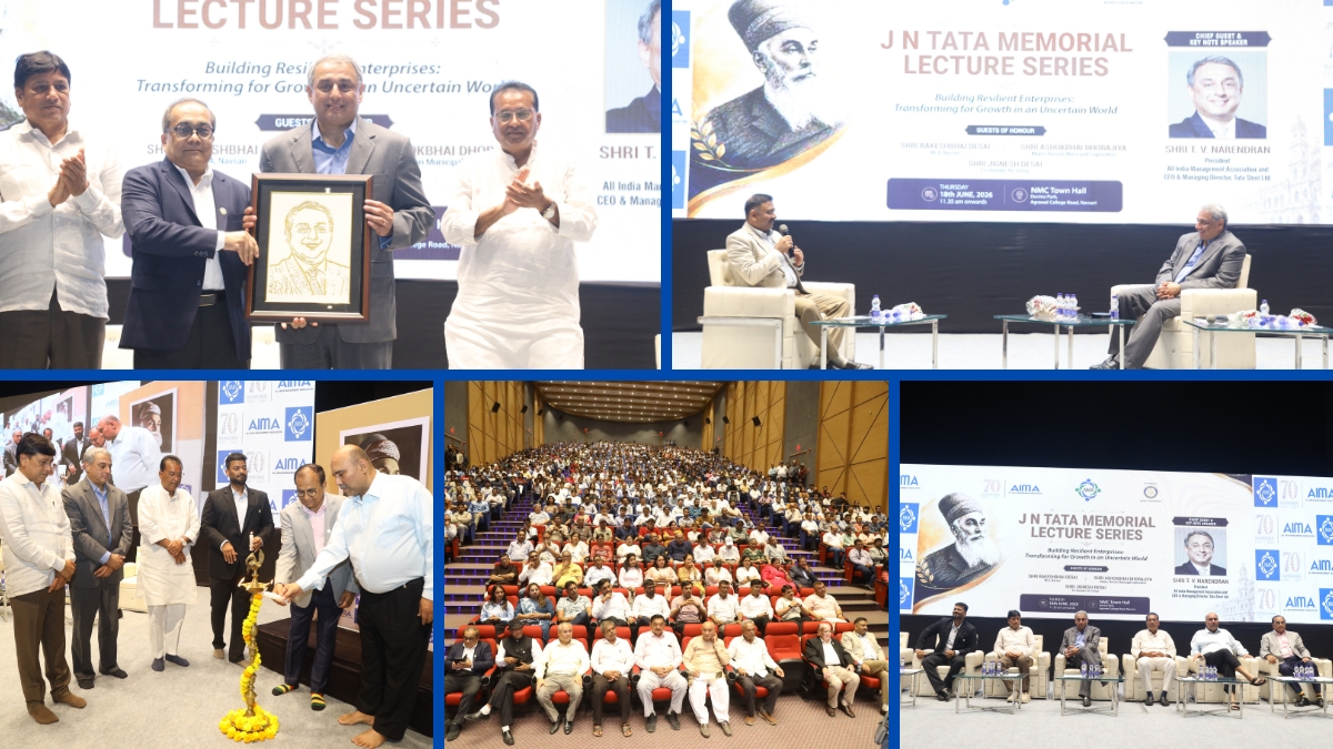 T. V. Narendran Delivers J. N. Tata Memorial Lecture in Navsari T. V. Narendran Delivers J. N. Tata Memorial Lecture in Navsari-TBT